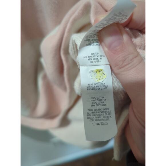 Aerie Take It Easy Popover Polo Sweatshirt - Picture 4 of 6